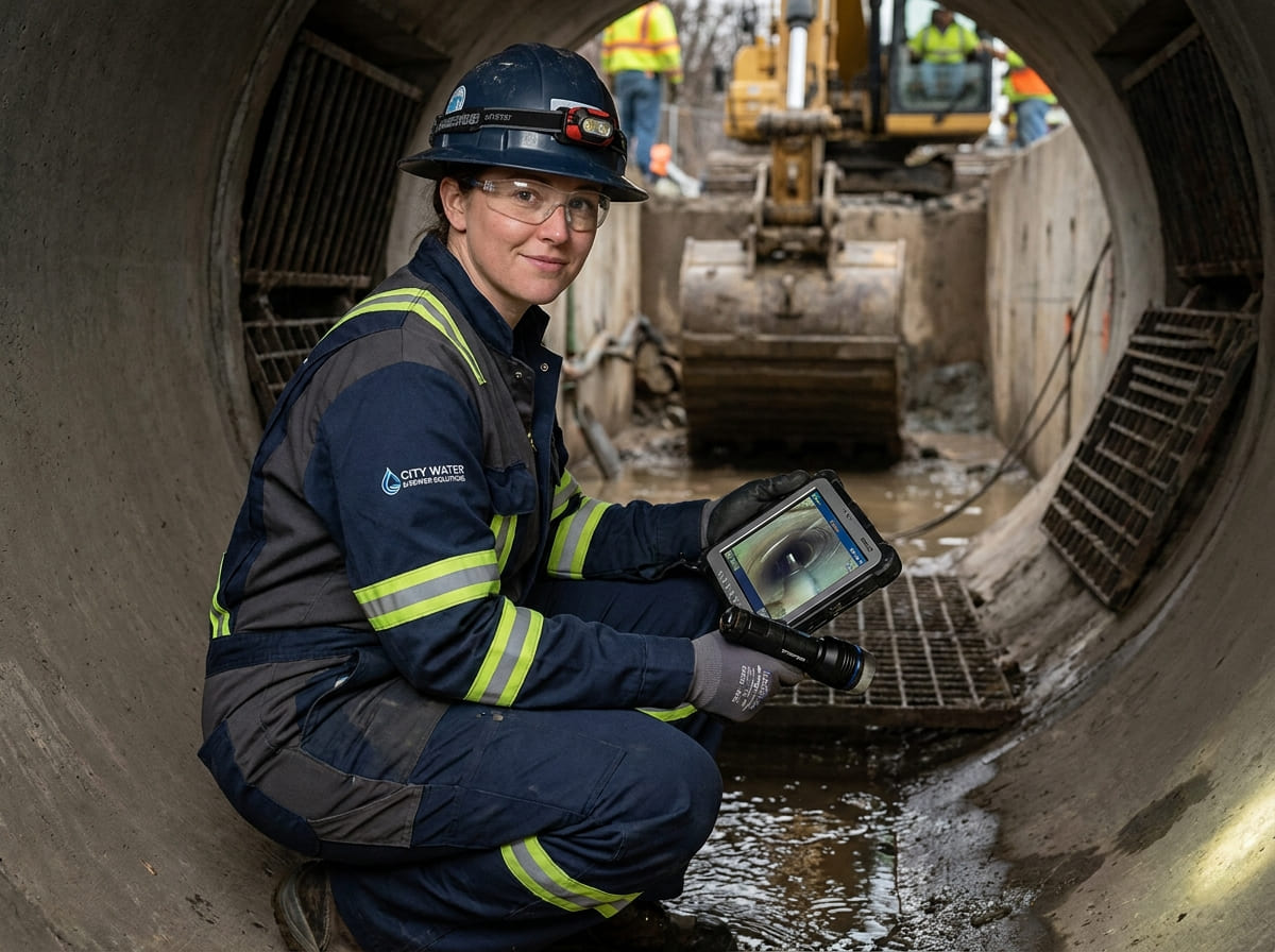 Sewer Line Inspection & Replacement in Telford